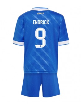 Detské Futbalové oblečenie Real Madrid Endrick #9 2025-26 Krátky Rukáv - Tretina (+ trenírky)